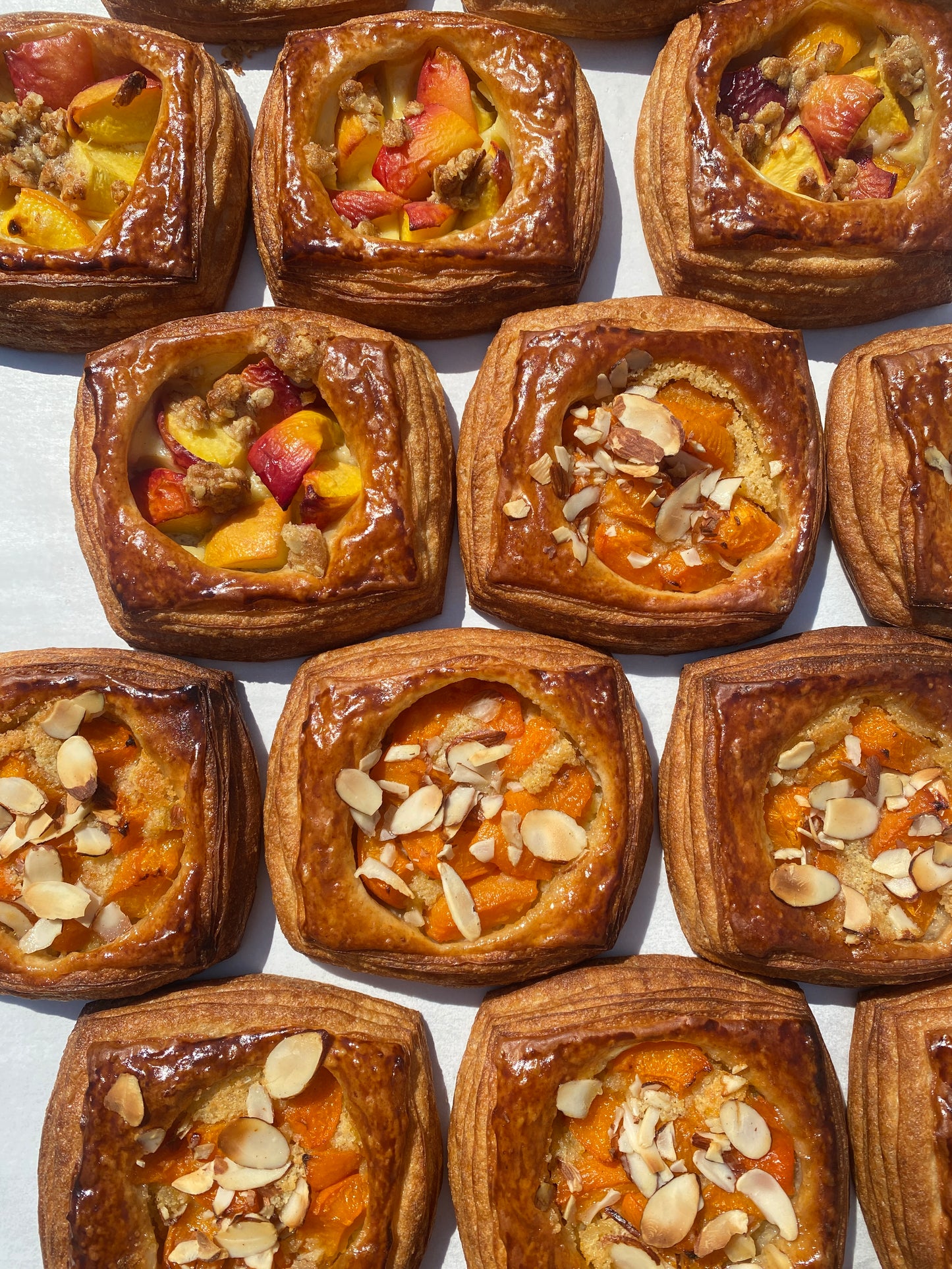 Poached Rhubarb Danish