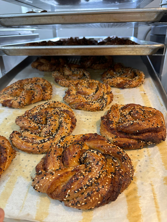 Red Bean Sesame Twist