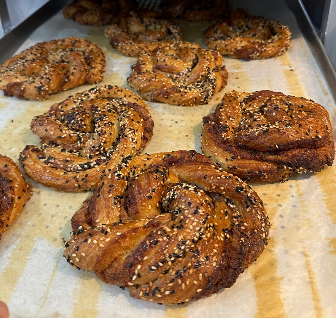 Red Bean Sesame Twist